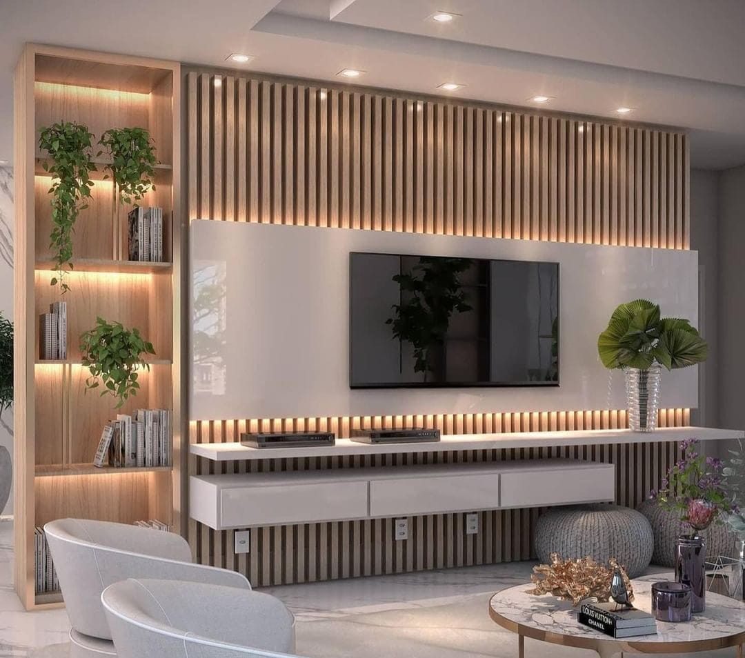 Thi công ốp vách tivi bằng tấm nhựa giả đá tại Đà Nẵng 1 272123250 1413589119043777 7136864082805231733 n e1734237709908