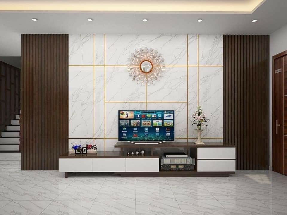Thi công ốp vách tivi bằng tấm nhựa giả đá tại Đà Nẵng 3 277076098 681006473320985 7507818180491155810 n