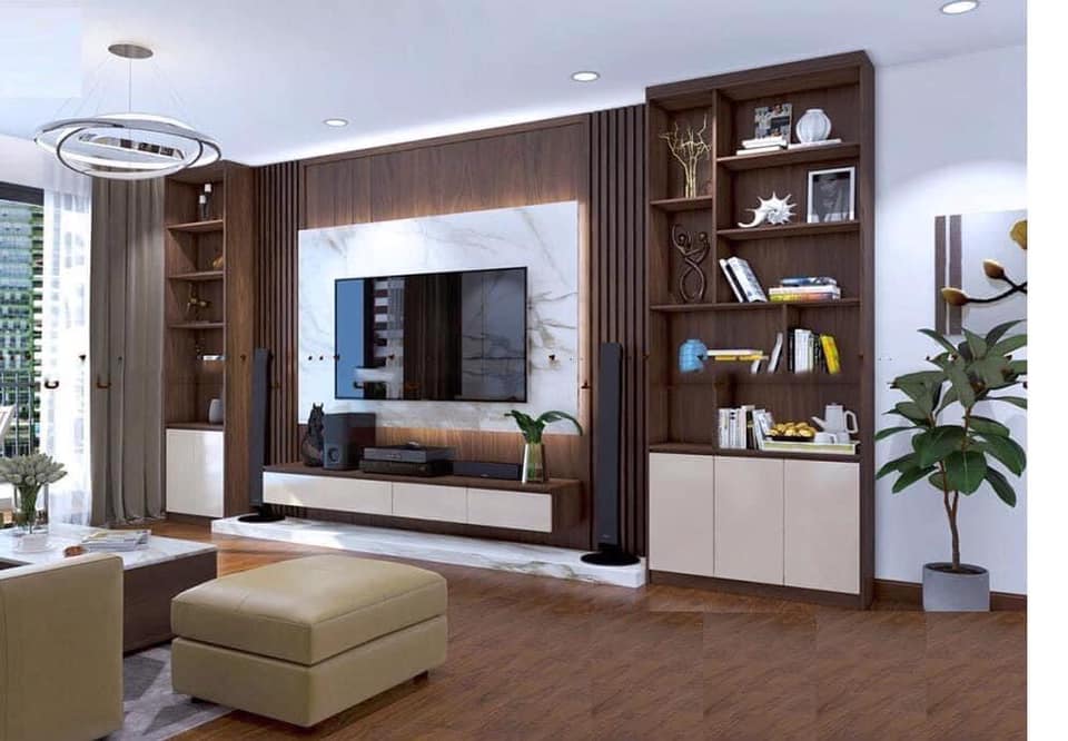 Thi công ốp vách tivi bằng tấm nhựa giả đá tại Đà Nẵng 5 387737760 3629184754005671 3618653742377801553 n