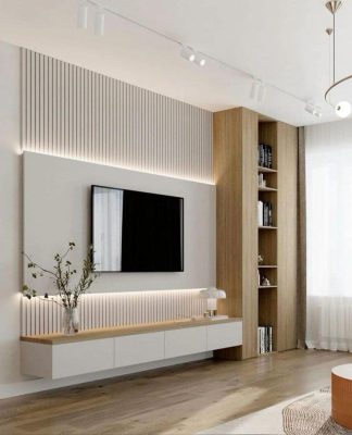 Thi công ốp vách tivi bằng tấm nhựa giả đá tại Đà Nẵng 49 470195913 991170686365272 5643379210880560444 n