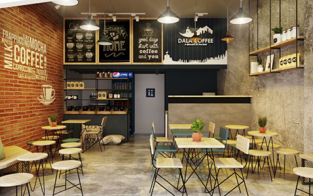 cải tạo quán cafe tại Đà Nẵng
